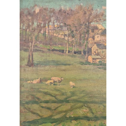 491 - Samuel John Lamorna Birch, R.A., R.W.S. (1869-1955)
Late 19th century oil painting on wooden panel. ... 