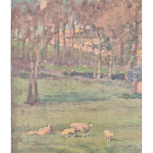 491 - Samuel John Lamorna Birch, R.A., R.W.S. (1869-1955)
Late 19th century oil painting on wooden panel. ... 