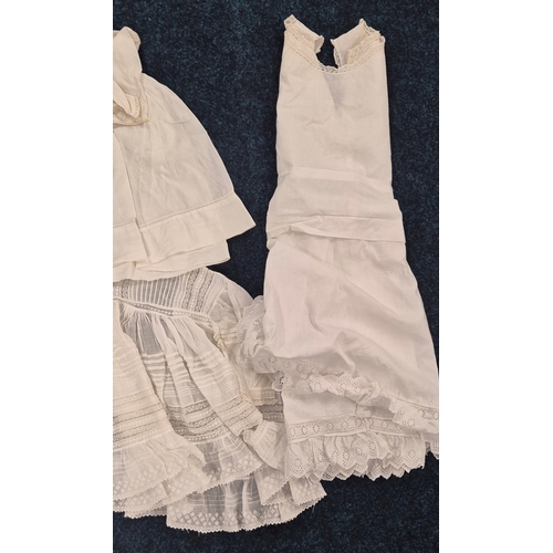 465A - A collection of antique child's christening gowns