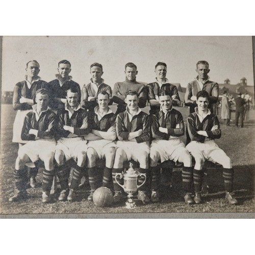 100A - Original Photograph of East Fife Football club team 1938 Scottish cup winners. Leven Photographer.