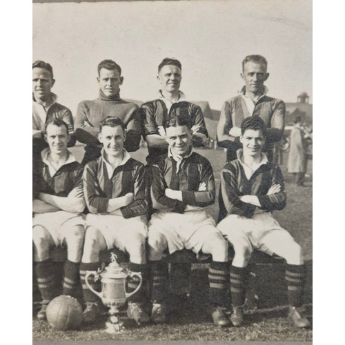 100A - Original Photograph of East Fife Football club team 1938 Scottish cup winners. Leven Photographer.