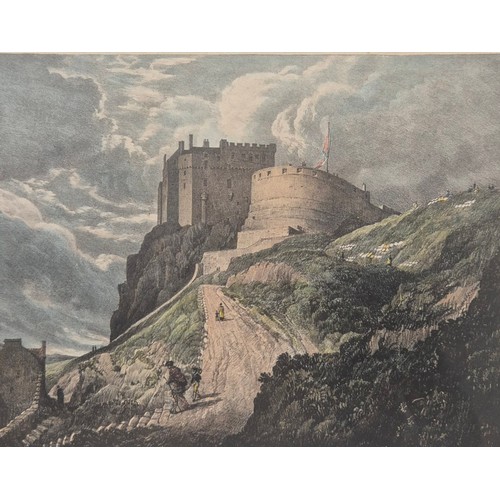 233 - C1820's framed coloured engraving titled 