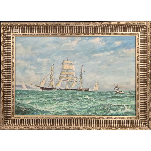 309 - George R. Cumming (Maritime artist)
original oil painting on canvas titled 