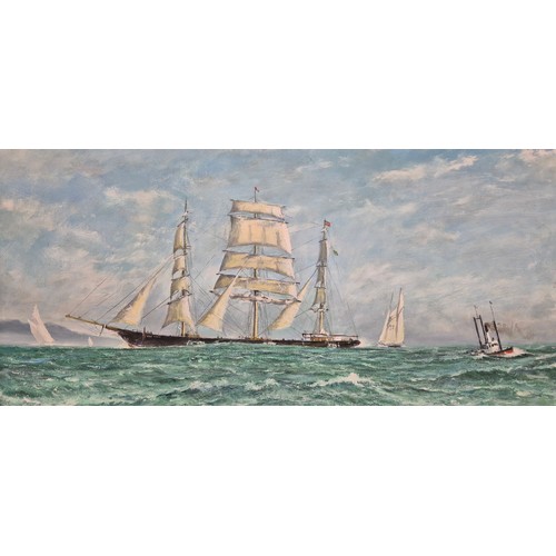 309 - George R. Cumming (Maritime artist)
original oil painting on canvas titled 