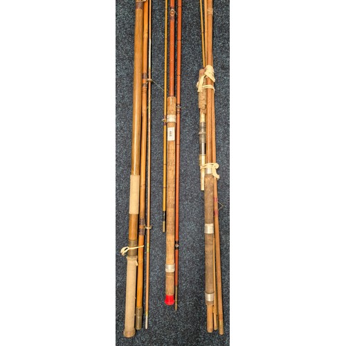 468 - A Collection of Antique & Vintage Fishing rods