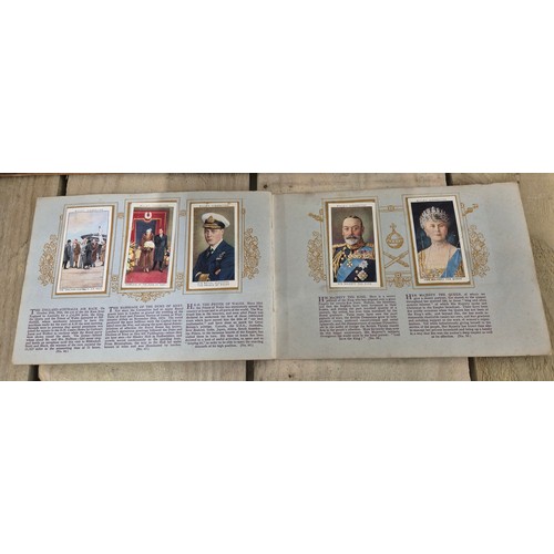 493 - A collection of Framed Wills cigarettes cards together with King George cigarette card Album