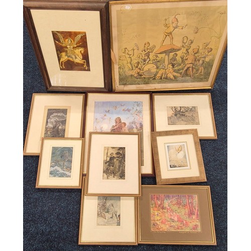 515 - A Collection of fairy themed Prints after Arthur Rackham & Margaret W. Tarrant