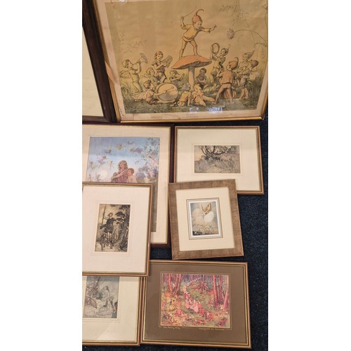 515 - A Collection of fairy themed Prints after Arthur Rackham & Margaret W. Tarrant