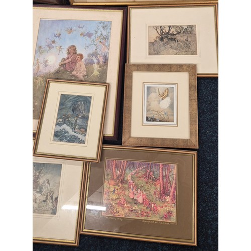 515 - A Collection of fairy themed Prints after Arthur Rackham & Margaret W. Tarrant