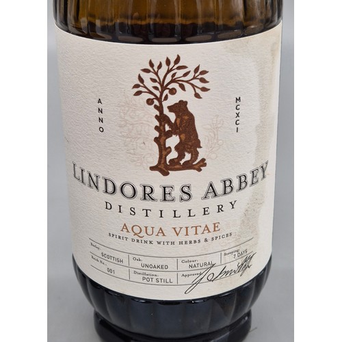 268 - Two bottles of Lindores Abbey Distillery Aqua Vitae Sprit 70cl bottles. Full & Sealed