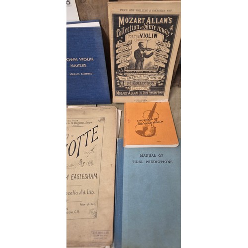 527 - A Collection of 19th century Violin & Piano Music sheets