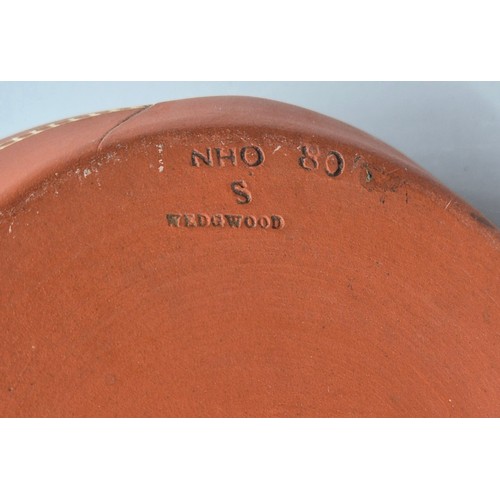 279 - 19th century Wedgwood terracotta water jug. Having a Greek key band design. 14.5cm high.