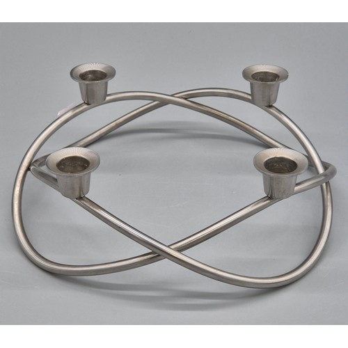 281 - Georg Jensen Denmark Season candleholder. 25cm diameter.