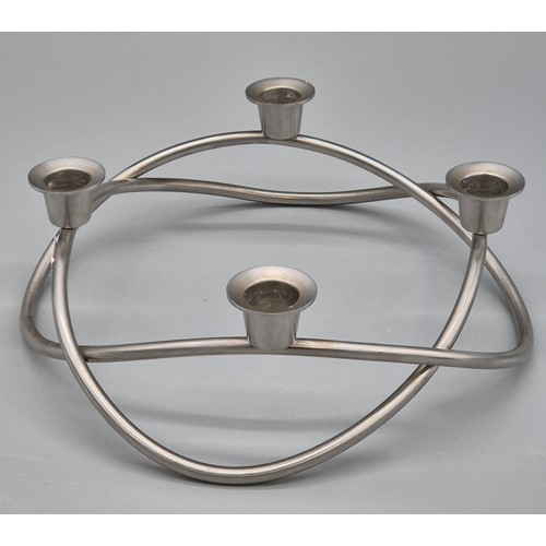 281 - Georg Jensen Denmark Season candleholder. 25cm diameter.