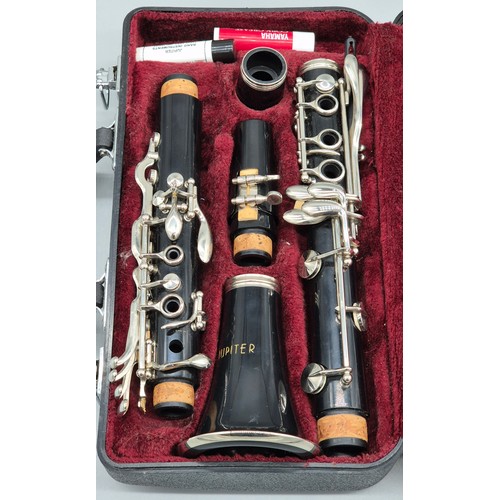 328 - Cased Jupiter Clarinet.