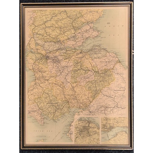 536 - Vintage map of SCOTLAND. Frame- 43x33cm.