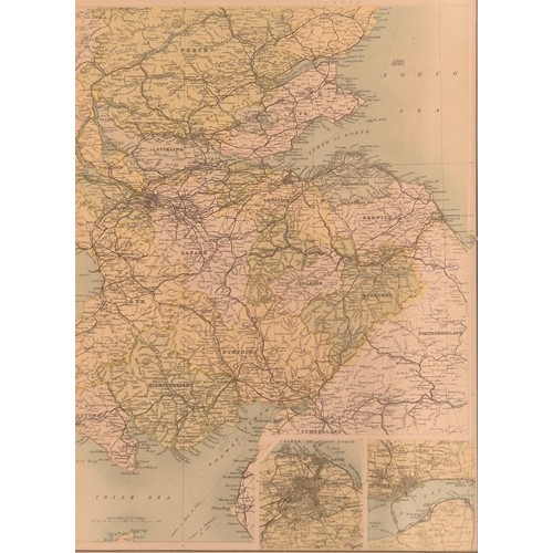 536 - Vintage map of SCOTLAND. Frame- 43x33cm.