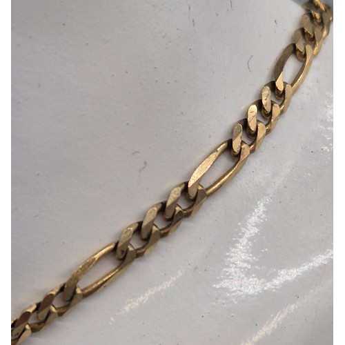 75 - 9ct yellow gold curb chain together with a 10ct yellow gold and oval cut Citrine Gem Stone Pendant. ... 