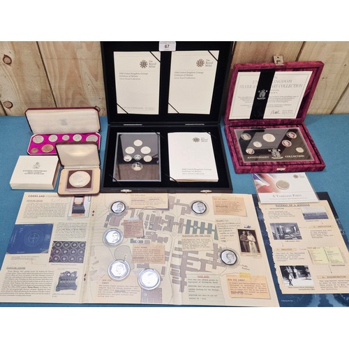 67 - A Collection of Mint coins; The Royal Mint 