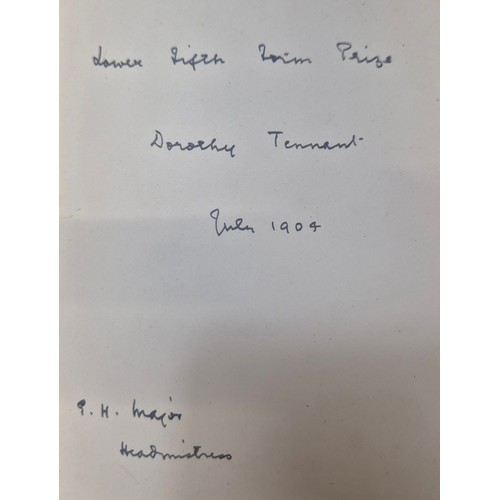 99 - Victorian London Girls School Prize Bindings. East Putney High School. Each volume signed by the hea... 