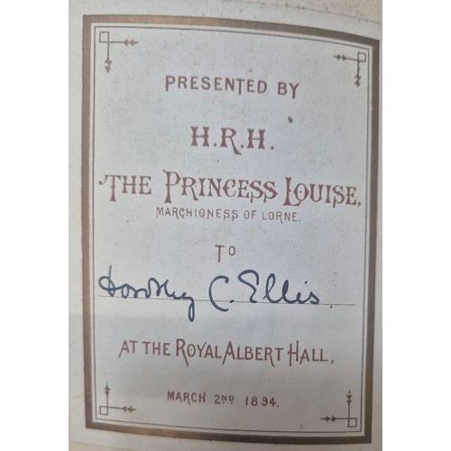 99 - Victorian London Girls School Prize Bindings. East Putney High School. Each volume signed by the hea... 