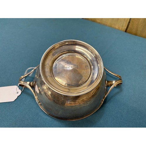112 - Liberty & Co Ltd Birmingham Silver porringer two handled bowl and matching Liberty & Co Ltd Birmingh... 