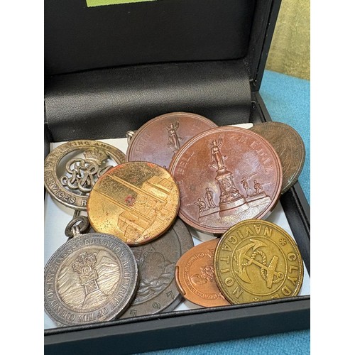 107 - A Collection of medallion coins and odds; 1797 George III 