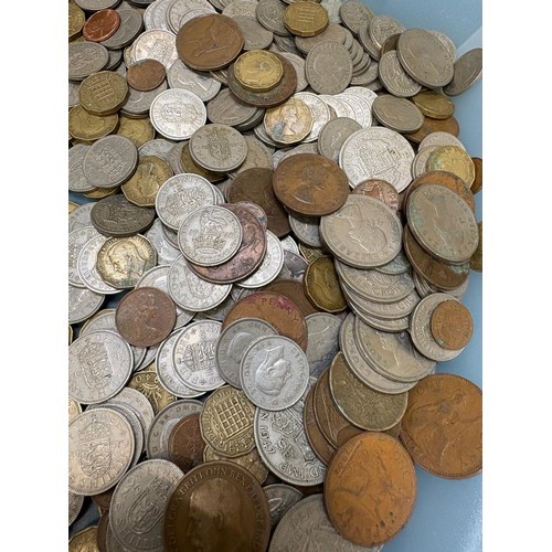 105 - A Collection of early and Mid 20th century British Coins; Three Pence coins, One Penny coins and var... 