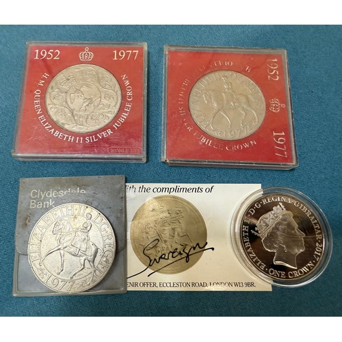 104A - A Selection of collectable coins; Coinage of Great Britain 1970. Limited edition 595/1916 War Poppy ... 