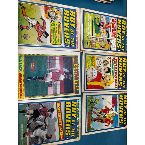 590 - A Collection of Vintage Roy of the Rovers, Action, Tiger & Scorcher and Shoot comics. 1970's.