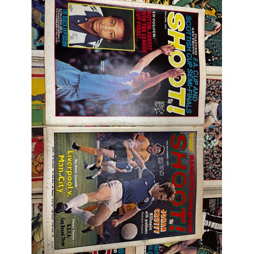 590 - A Collection of Vintage Roy of the Rovers, Action, Tiger & Scorcher and Shoot comics. 1970's.