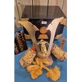 Japanese Samurai Kabuto With Gilt And Lacquered Display Box.