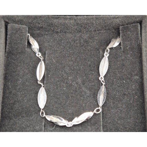 57 - Tray of Silver Jewellery and Odds; Silver Bangle. Silver fob medal and silver Curb necklace. Various... 