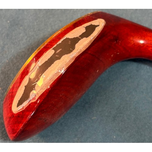 204 - Three Hickory Shaft gold clubs; Old Manor Lundin Links club, J. Duncan of Stirling club and Rubber S... 