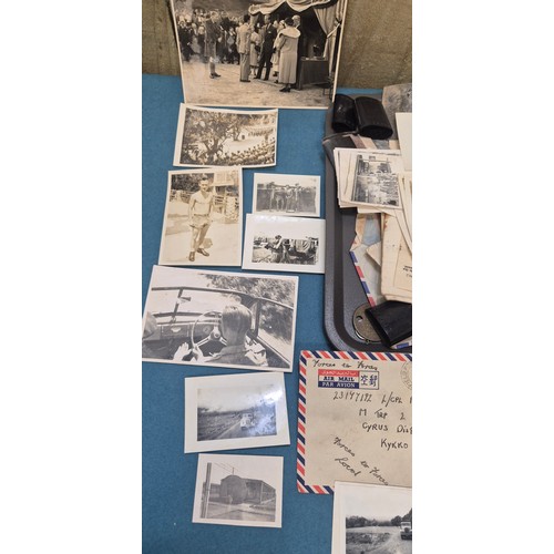 234 - A Collection of 1950s military photographs which includes a photograph of Queen Elizabeth II and Pri... 