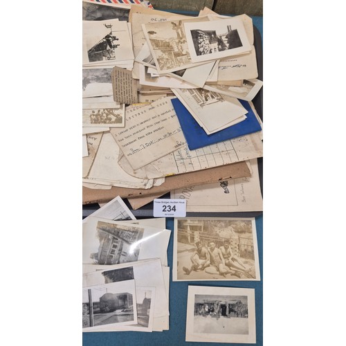 234 - A Collection of 1950s military photographs which includes a photograph of Queen Elizabeth II and Pri... 