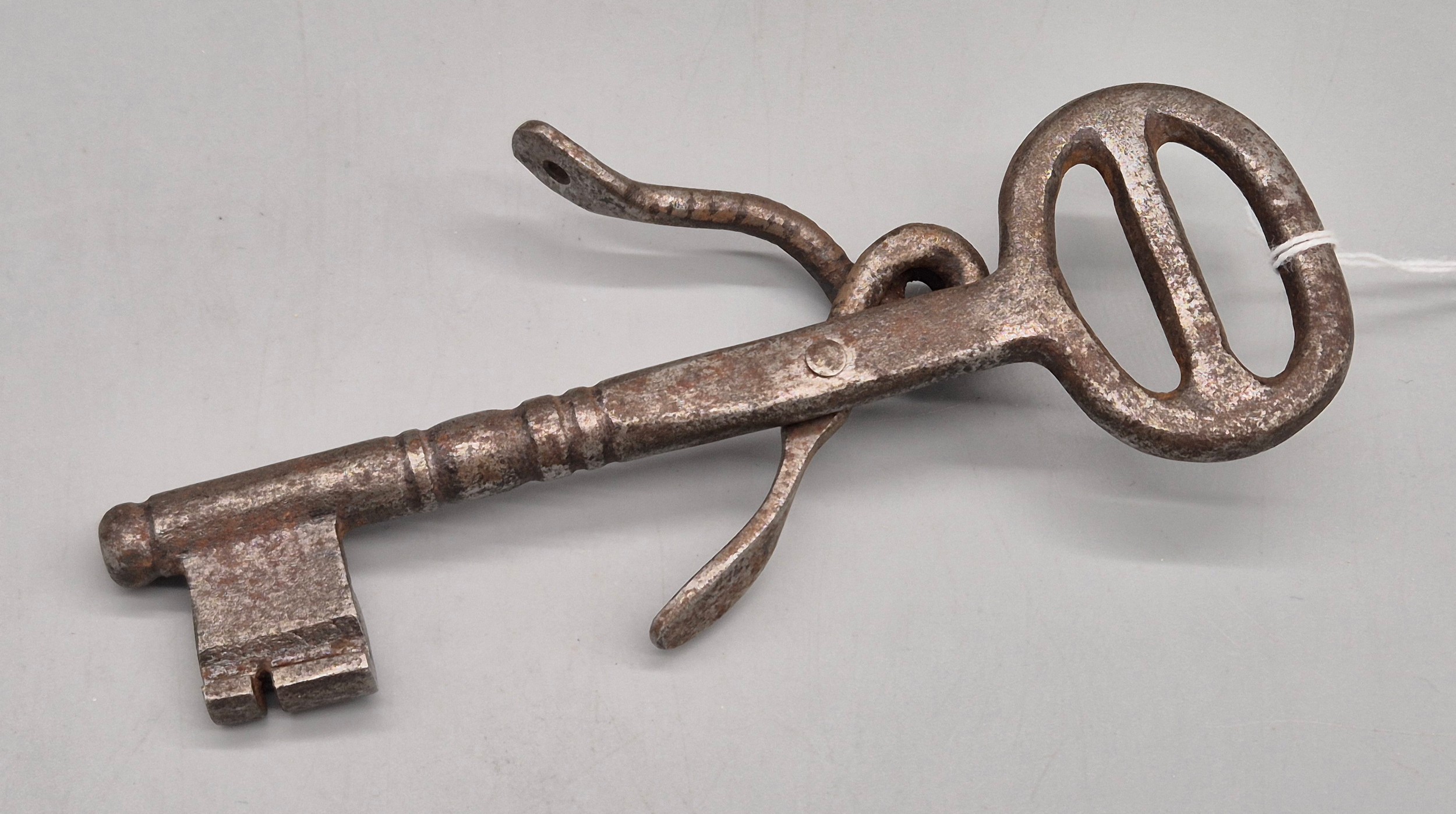 Victorian Jailor's Key Gun. 16.5cm length.