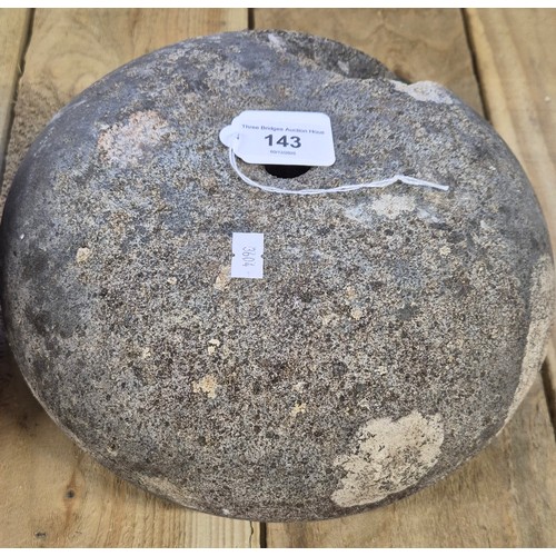 143 - Two 19th century Curling Stones.