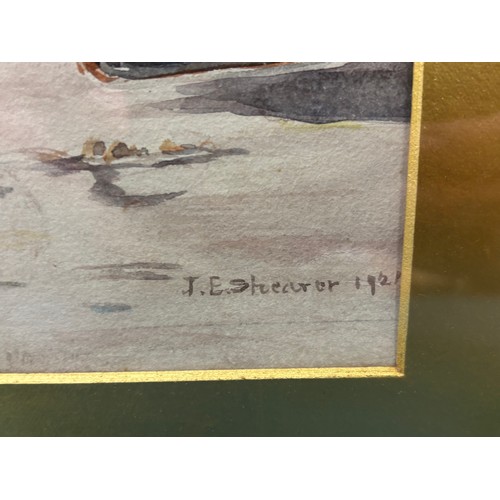 172 - James Elliot Shearer (1858-1945)
Original watercolour depicting harbour scene. Signed and dated 1921... 