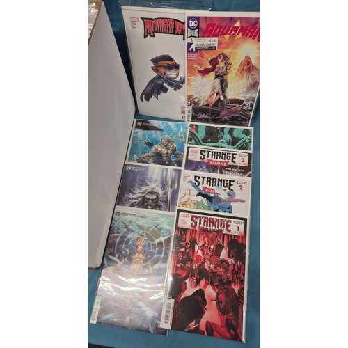 517 - Crate of Marvel Comics; Midnight sons Variant, Strange academy, Night wing, Ghost rider, moonknight,... 