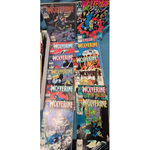 466 - Collection of Marvel Wolverine Comics; 1988 Wolverine #1 to #84 Collection along with various others... 