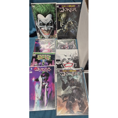 492 - Crate of Dc Comics; The Joker Variants & No1s.