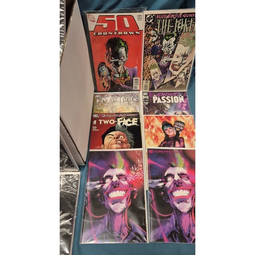492 - Crate of Dc Comics; The Joker Variants & No1s.