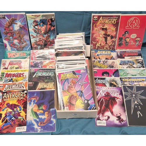 465 - Collection of Marvel Comics; The Avengers, Variant editions, #1 comics along with various others.