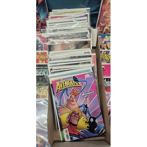 465 - Collection of Marvel Comics; The Avengers, Variant editions, #1 comics along with various others.