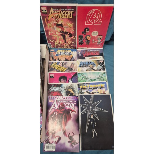 465 - Collection of Marvel Comics; The Avengers, Variant editions, #1 comics along with various others.