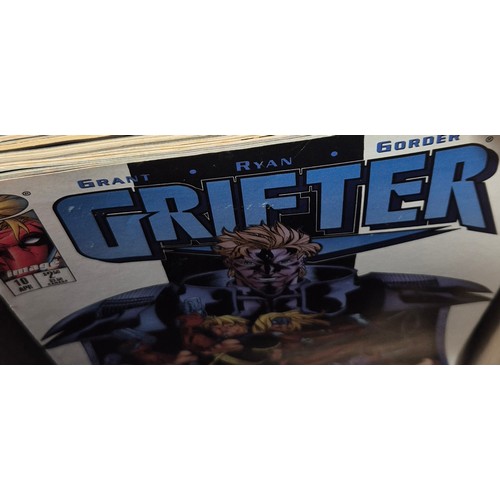 460 - Crate of Marvel Comics; Red Goblin, Silk, Guardians of justice, #1 comics along with others.