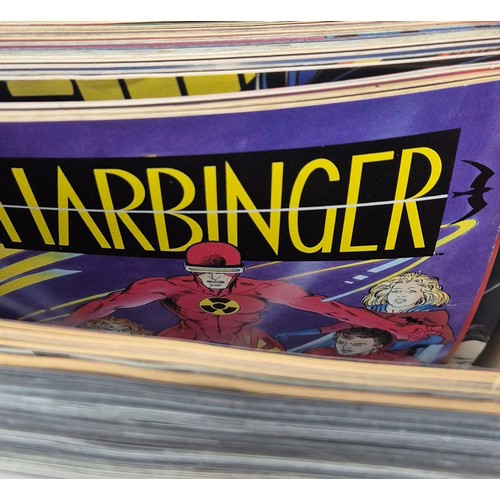 460 - Crate of Marvel Comics; Red Goblin, Silk, Guardians of justice, #1 comics along with others.