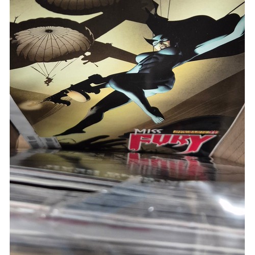 461 - Crate of mixed Comics; Dark Horse, Mars Attacks, Mech Destroyer, Miracleman, #1 comics along with ot... 