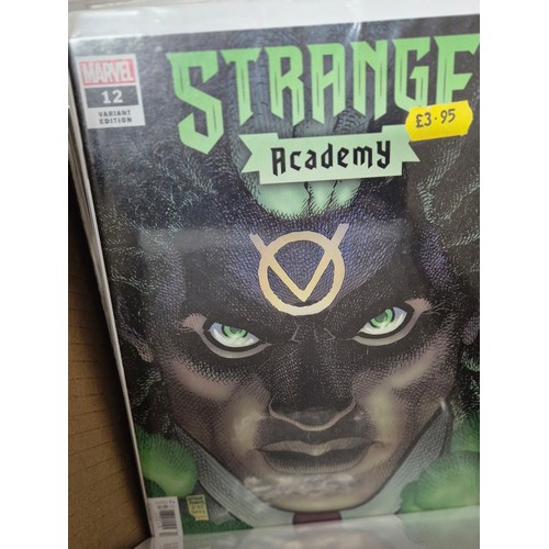 474 - Crate of Marvel Comics; Variant  editions, Thor, Marvel Strange, Captain Marvel, #1 comics along wit... 